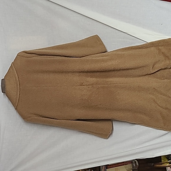 Irving Samuel Heavy Alpaca Wool Blend Winter Duster Long Belted Wrap Coat - Picture 13 of 13